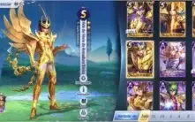 Conta saint seiya awakening com um SS