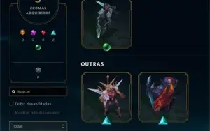CONTA EGIRL 69 SKINS GOLD