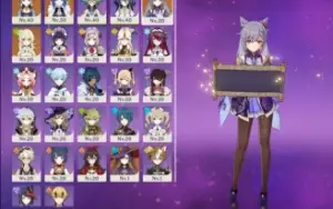 Ayaka, Yelan, keqing, Mona +10 tiros Ar30