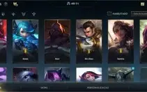 Conta Wild Rift ELO: Grão Mestre + Muitas Skins