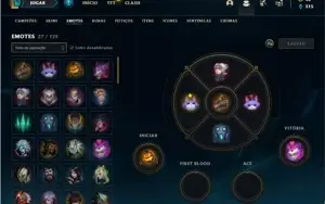Conta prata 4 com 27 Champs e 16 Skins