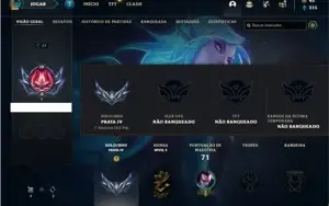 Conta prata 4 com 27 Champs e 16 Skins
