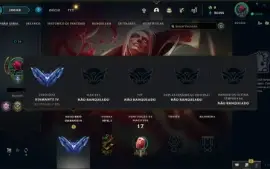 Conta Lol - Diamante 4, 65% De Wr(E-Mail Não Confirmado)