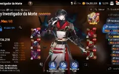 Conta High /End Game no servidor global com 46 MLs incluindo