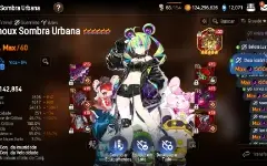 Conta High /End Game no servidor global com 46 MLs incluindo