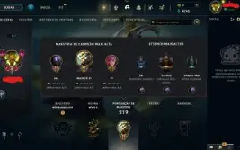 Conta League of Legends Full Acesso - 86 Champs e 34 Skins