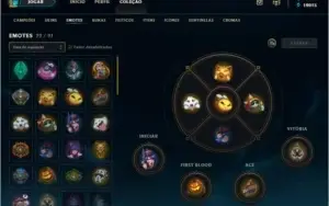 CONTA LOL, PLATINA 3, 60 SKINS
