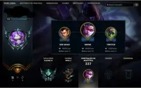 CONTA LOL, PLATINA 3, 60 SKINS