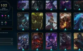 CONTA LOL - LVL 213 - 120 Champions - 102Skins - FULL ACESSO