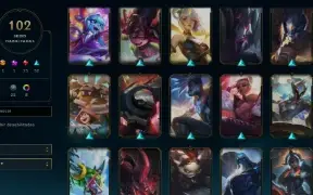 CONTA LOL - LVL 213 - 120 Champions - 102Skins - FULL ACESSO