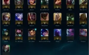 CONTA LVL30 SMURF DE LOL 22 K DE ESSÊNCIAS E 22 CAMPEÕES