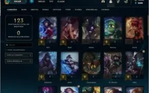 Conta League of legends email nao confirmado com 10k de Rp