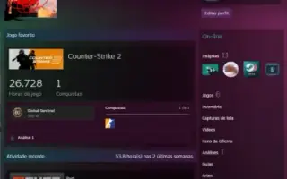 Conta Steam com CS