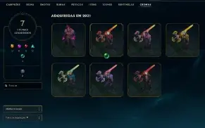 ✨ Conta LOL Lvl 96 - 84 champions / 104 skins! ✨ ✨