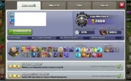 Conta Clash of clans cv11