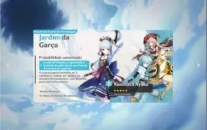 Genshin Impact AR 54/6 Personagens 5 Star