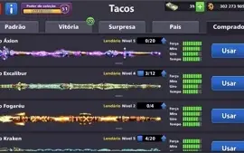 8 BALL POOL 300M DE FICHAS, VIP ESMERALDA, TODOS LENDÁRIOS