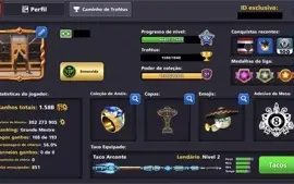 8 BALL POOL 300M DE FICHAS, VIP ESMERALDA, TODOS LENDÁRIOS