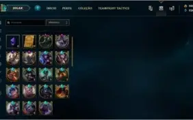 Conta gold 4 season 4 rara com muitas skins