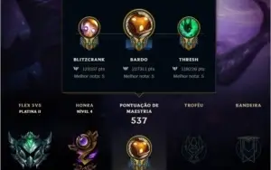 CONTA PLATINA 2 SOLO/SUO, TODOS OS CAMPEÕES E 110 SKINS