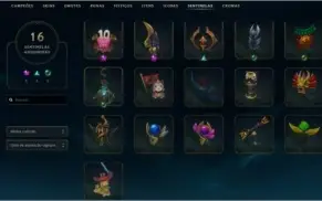 CONTA PLATINA 2 SOLO/SUO, TODOS OS CAMPEÕES E 110 SKINS