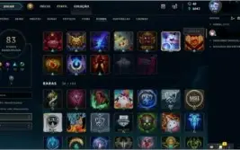 Conta LoL Gold  2017/2018 unranked 50 skins raras