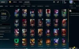 Conta LoL Gold  2017/2018 unranked 50 skins raras