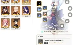 CONTA GENSHIN AR57,12 LENDÁRIOS, YAE MIKO C/PROVA - SEM VINC