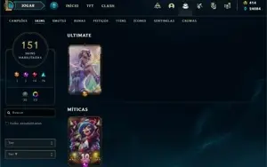 CONTA LOL - LVL 380+ - 151 SKINS R$500,00 GASTO (ÚNICO DONO)
