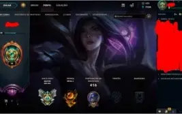 Conta lol Mestre 100 champs 76 skins
