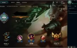 Conta Lol ouro 5 com 71 skins habilitadas