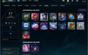 LOL| SMURF COM 9 SKINS GARANTIDAS| GMAIL NAO CONFIRMADO!