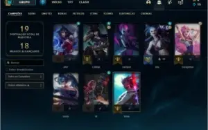 LOL| SMURF COM 9 SKINS GARANTIDAS| GMAIL NAO CONFIRMADO!