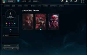 LOL| SMURF COM 9 SKINS GARANTIDAS| GMAIL NAO CONFIRMADO!