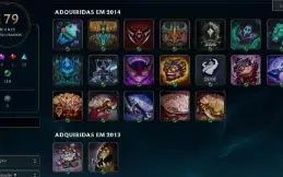 CONTA LOL - LVL 144 - 143 Champions - 84 Skins - FULL ACESSO