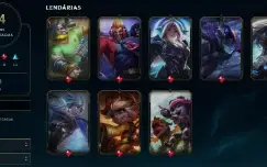 CONTA LOL - LVL 144 - 143 Champions - 84 Skins - FULL ACESSO