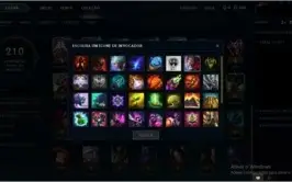 Conta de league of legends OURO V