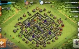 Clash of clans cv9 com troca de nome e mais de 3800 gemas