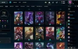 Conta LOL Platina3 C/4 prestígios 8 gemas 9956K RP Baratinha