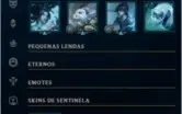 Conta LOL Platina3 C/4 prestígios 8 gemas 9956K RP Baratinha