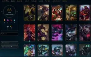 Vendo conta platina lol com email