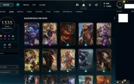 Conta com todas as skins (ou quase, tem riot singed)