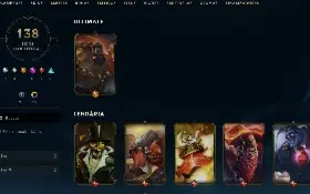 Conta LoL Full Acesso - 136 Champs e 138 skins - Kayle Juíza