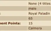 Pally Tibia Global - Level 65 - Skill 100 - Mundo Calmera