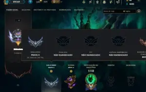Prata 2 com 60 Champs e 39 Skins ( JG / ADC / MID )