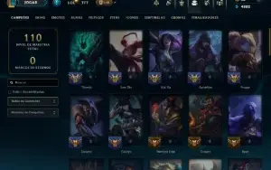 Prata 2 com 60 Champs e 39 Skins ( JG / ADC / MID )