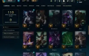 Prata 2 com 60 Champs e 39 Skins ( JG / ADC / MID )