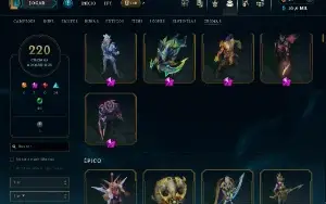 CONTA DE LOL D1 + 726 SKINS