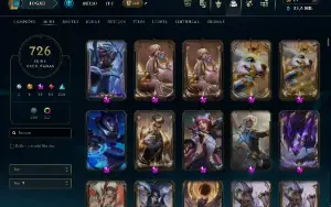 CONTA DE LOL D1 + 726 SKINS