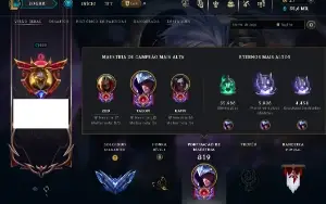 CONTA DE LOL D1 + 726 SKINS